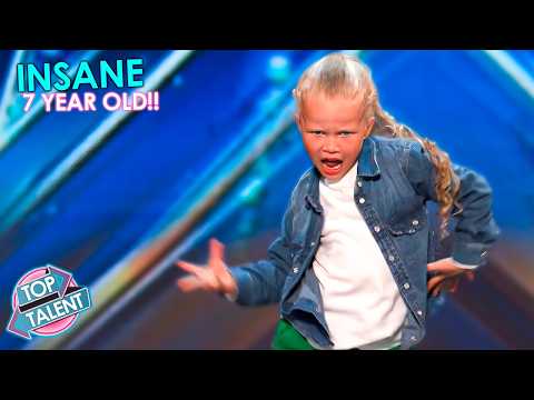 Can Your 7-Year-Old Dance Like THIS? 😮 CUTEST Little Girl Drops JAWS!!
