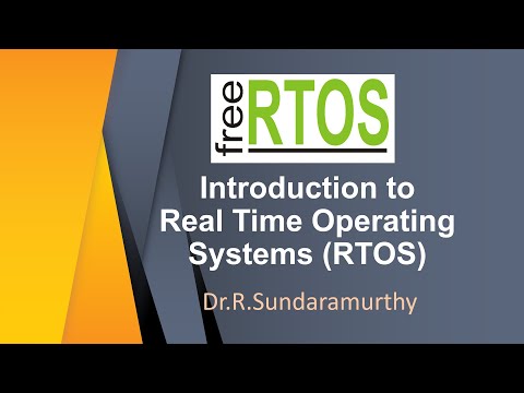Introduction to Real Time Operating Systems (RTOS)