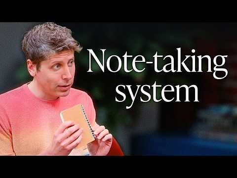 Sam Altman's Method for Clear Thinking