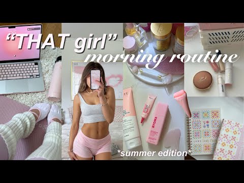 7:30 AM *that girl* summer morning routine 🌺 productive & mindful