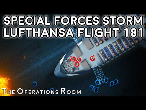 Special Forces Storm Hijacked Lufthansa Flight 181 - Animated