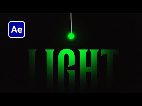 Light Bulb Pendulum Animation in After Effects | Text Reveal Tutorial