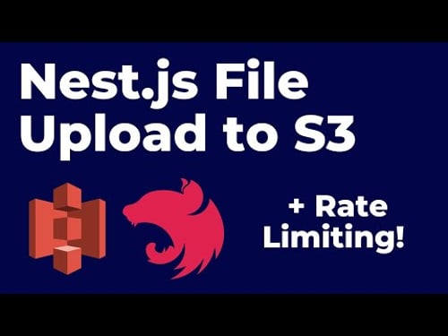 Nest.js File Upload to AWS S3 + Rate Limiting