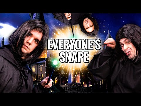 Harry Potter Guessing Game, but everyone is Snape