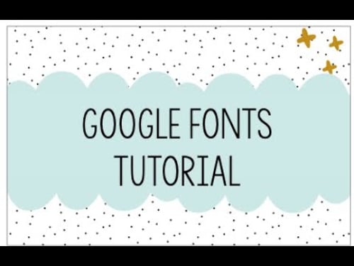Adding Google Fonts to Google Apps
