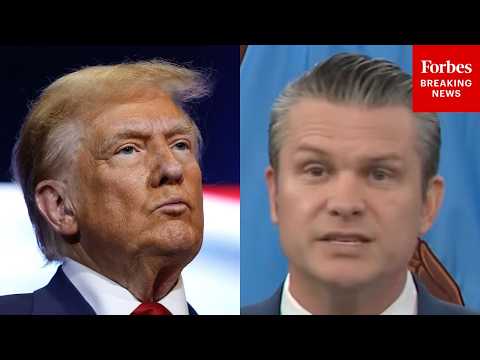 Pete Hegseth: 'We Didn't Start This War, But Under President Trump, We Are Finishing It'