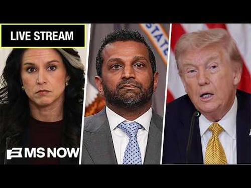 LIVE: Tulsi Gabbard, Kash Patel testify after counterterrorism official resigns over Iran war