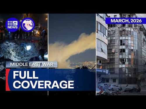 LATEST: Middle East conflict enters third day | 9 News Australia
