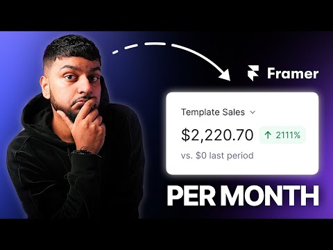 How I Made $2,000 in 30 Days Selling Framer Templates (Step-By-Step)