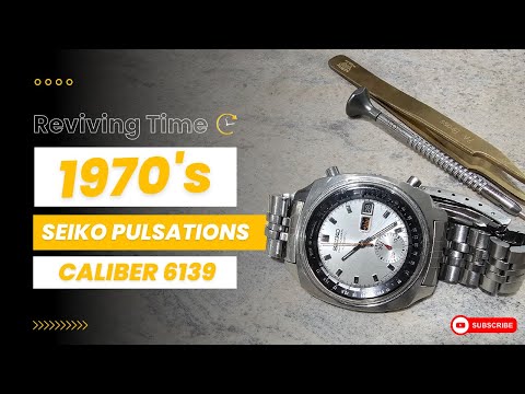 A rare Seiko caliber 6139 Pulsations Chronograph!