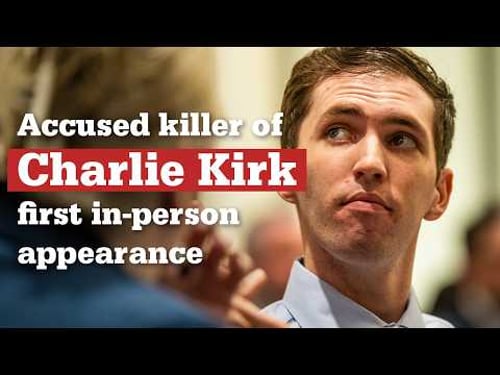 Tyler Robinson, accused of shooting Charlie Kirk, appears in Utah courtroom for first time in person