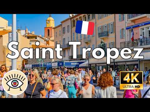 Saint-Tropez, Francia WALKING TOUR 🏖️ Entre multimillonarios y los yates más CAROS del mundo