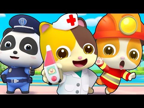 Jobs Song for Kids - Doctor, Firefighter, Policeman👮 | Nursery Rhymes | Kids Songs | BabyBus