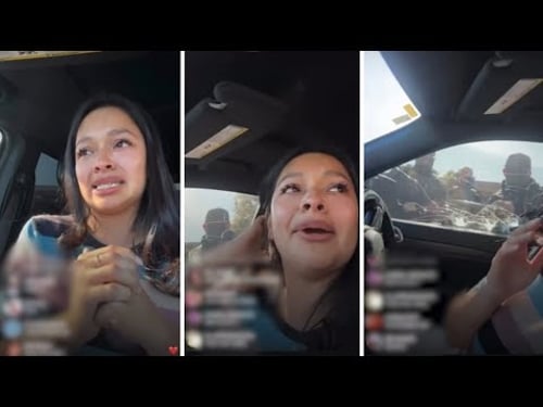 Woman livestreams ICE detainment as agents smash car window in El Monte