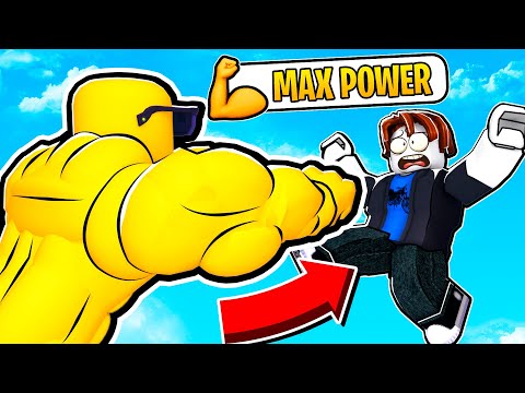 Unlocking MAX POWER in PUSHING SIMULATOR (ROBLOX)