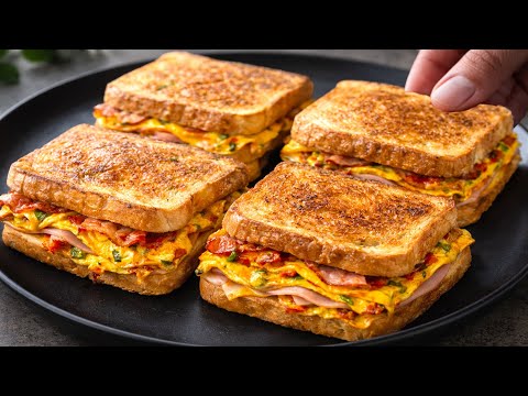 So lecker hast du noch nie gefrühstückt – Ei Toast in 5 Minuten aus der Pfanne!