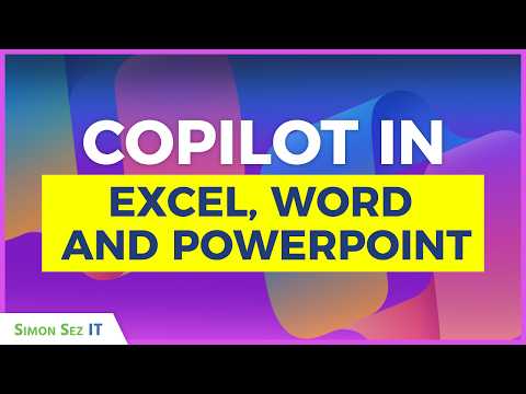 How to Use Copilot in Excel, Word and Powerpoint