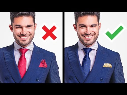 Why Your Tie Should NEVER Match Your Pocket Square