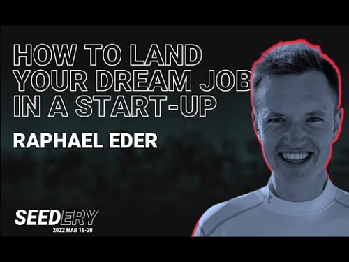How to land your dream job in a start-up w/ Raphael Eder (Founder & CEO, Hyphen)