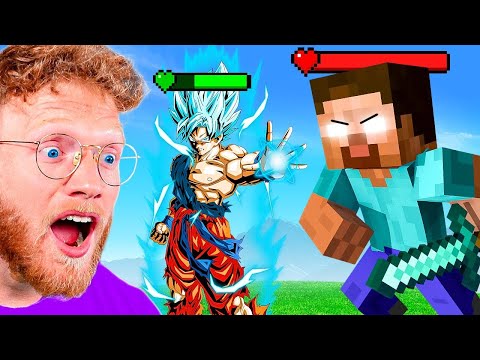 BECKBROS React To GOKU vs. MINECRAFT POWER LEVEL COMPARISON