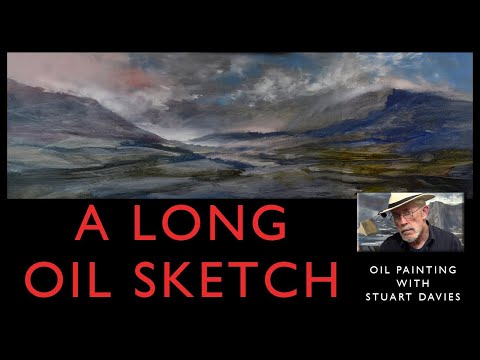 Oil Painting With Stuart Davies, A Long Oil Sketch
