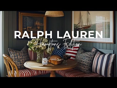Creating RALPH LAUREN HAMPTONS Aesthetics At Home