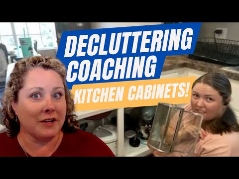 Decluttering Coaching - Kitchen Cabinets! One Hour Better with Dana K White