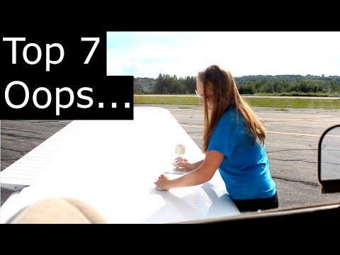 Top 7 Mistakes you're most likely to make as a new pilot.