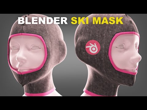 Blender: Make This Ski Mask With Cloth Sim | EASY Tutorial