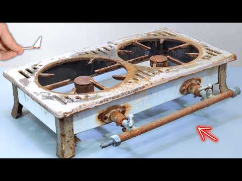 Restoration of a 1920s Double Burner Stove | Junker & Ruh