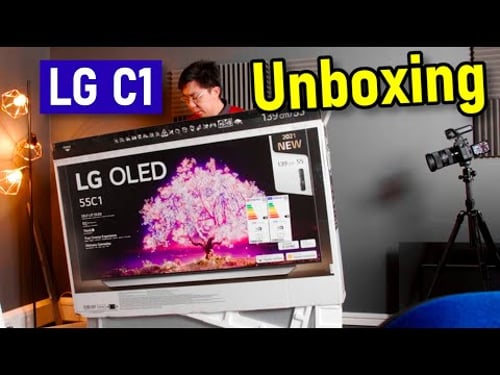 LG C1 OLED TV (2021) Unboxing, Setup & Picture Settings