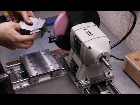 Making a drill bit grinding machine - Part 1