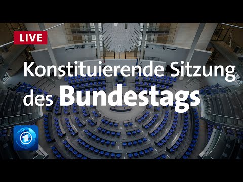 Konstituierende Sitzung des Bundestages | via Phoenix