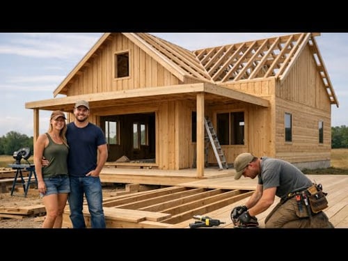 Couple Builds MODERN FARMHOUSE in 2 Years | Start to Finish by @LetsBuildAHouse