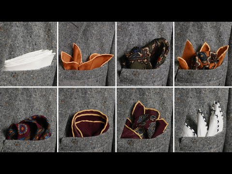 8 Ways To Fold A Pocket Square: Easy Step-by-Step Instructions