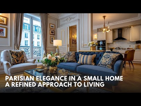 Parisian Elegance in a Small Home A Refined Approach to Living in a Small Space