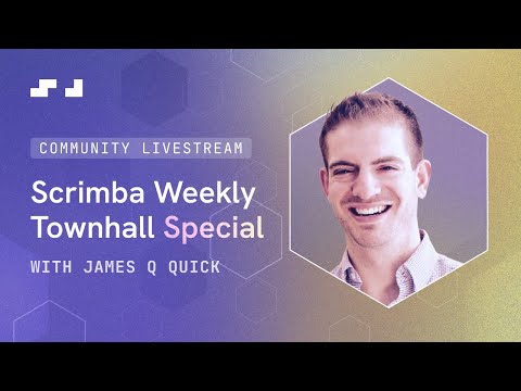 Scrimba Townhall with guest James Q Quick