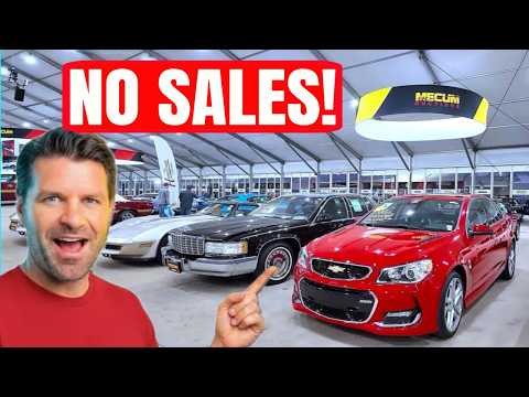Cars NOBODY BID ON at Mecum - Massive Price Drops?