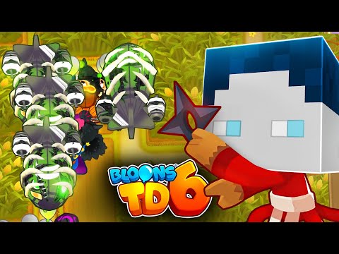 BASTIGHG SPIELT BLOONS TD 6 NUR MIT ZAUBERAFFEN