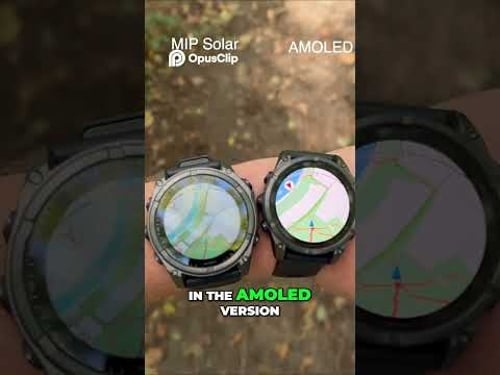 Garmin Fenix 8: AMOLED or MIP Solar? Which one is better? #garmin #amoled #fenix8 #mip #sportswatch