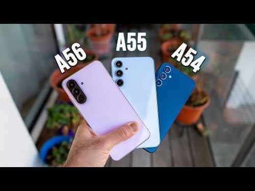Galaxy A56 vs. A55 vs. A54: Camera, Battery, Performance!