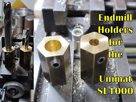 Fabricating Endmill holders for the Unimat SL1000