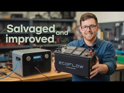 My Ecoflow Battery Died... So I Built a NEW One From Its Parts!