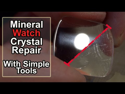 Restoring a Scratched Mineral Watch Crystal at Home | DIY Fix with Simple Tools