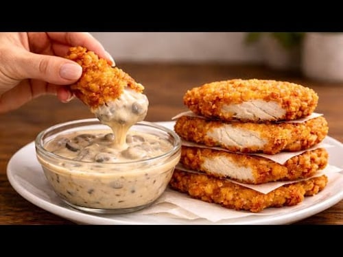 Das einfachste Abendessen meines Lebens!wie man zu Hause knuspriges Hähnchen macht!
