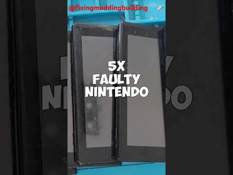Fixing 5x faulty Nintendo Switch's! #nintendo #gaming #repair