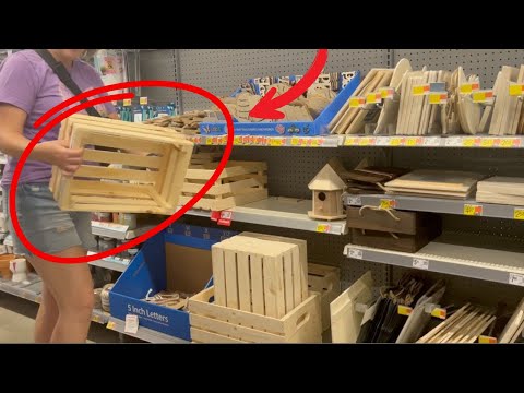 She tapes up a Walmart crate for this BRILLIANT garden idea!