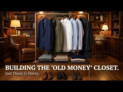 Men Over 50 The Only 15 Items You Need (Old Money Capsule) | Old Money Style