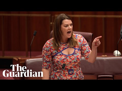 ‘You’re not fit to call yourselves men,’ Sarah Hanson-Young tells senators