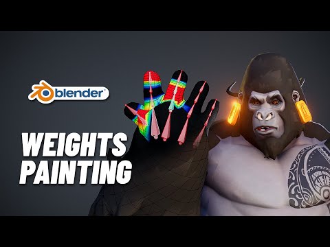 My secret Blender weights painting & skinning trick you will love!